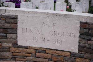 A.I.F. BURIAL GROUND, FLEURS, FRANCE